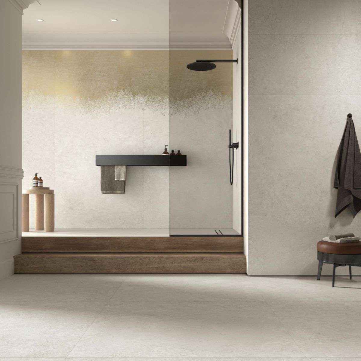 carrelage pour salle de bain contemporaine